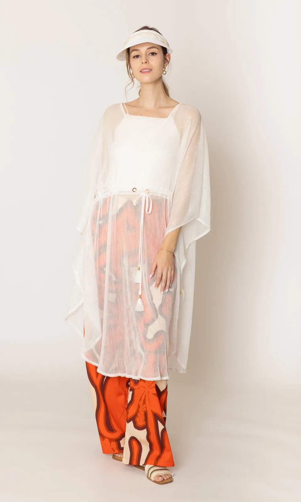 Lurex String Poncho