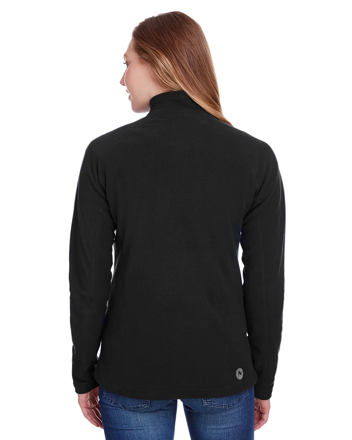 Marmot Ladies Rocklin Fleece Custom Half Zips, Black