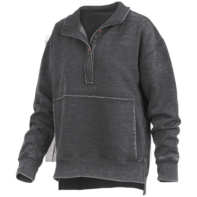 Matilda 1/4 Button Pullover