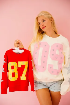 MINI KIDS CUSTOM NUMBER PATCH PULLOVER