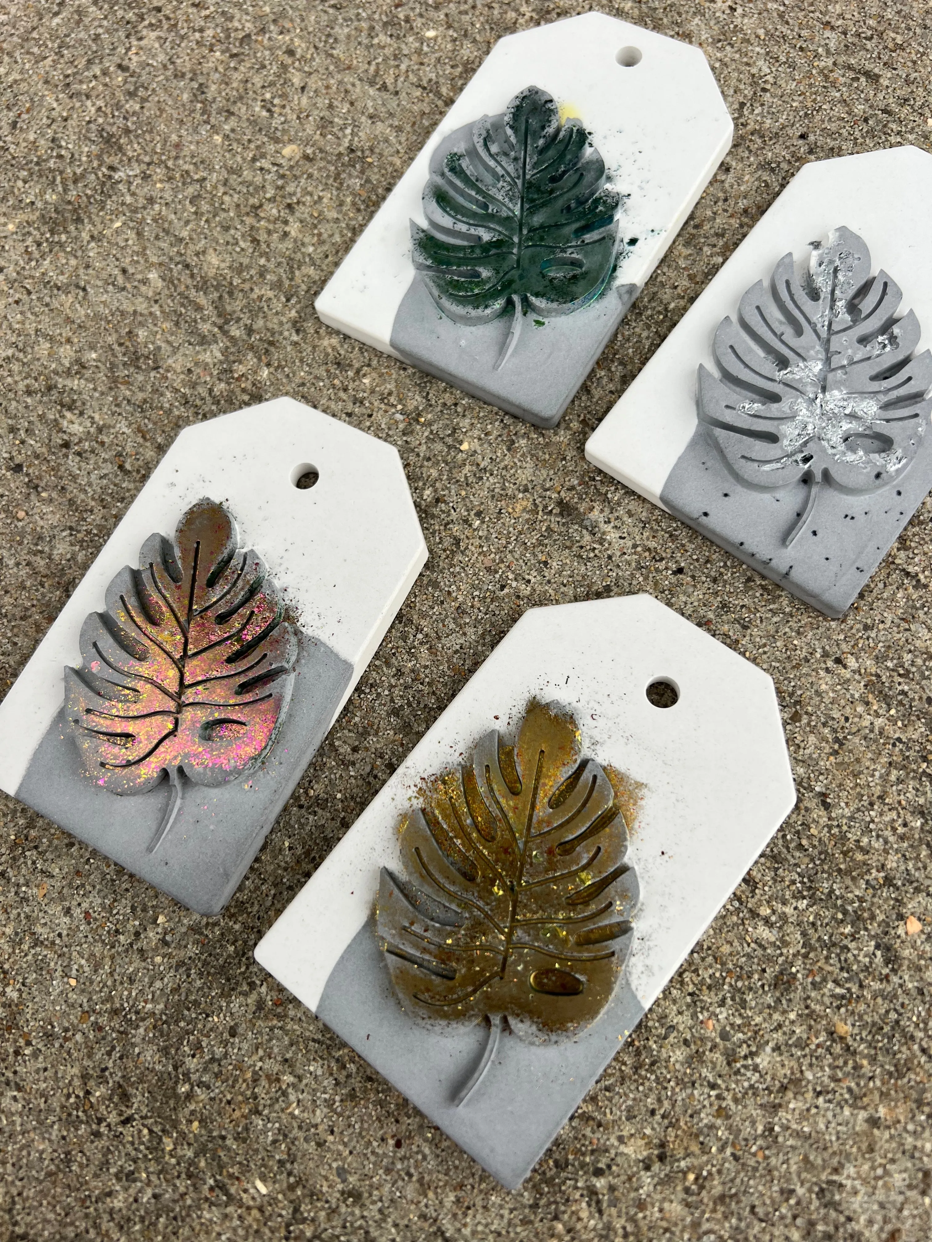 Monstera Leaf Silicone Tag Mold