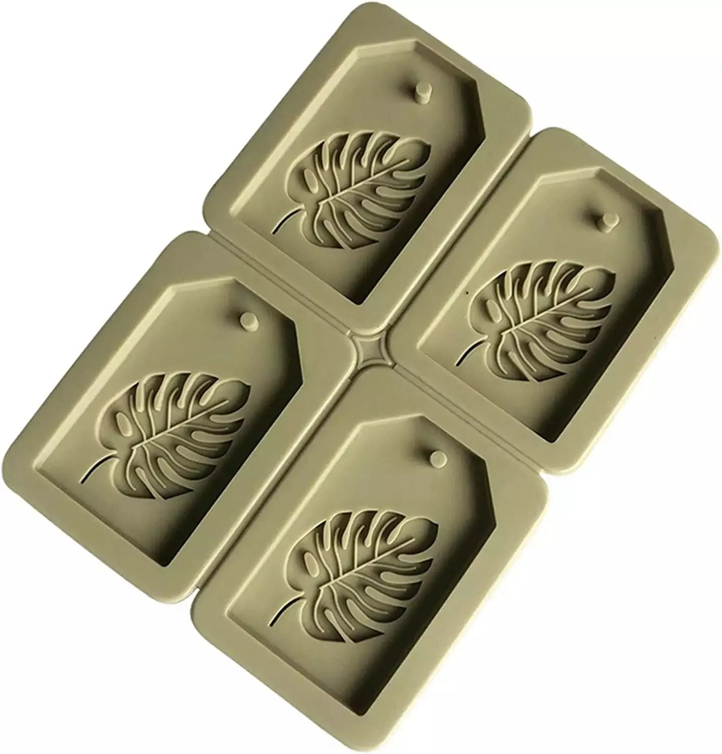 Monstera Leaf Silicone Tag Mold