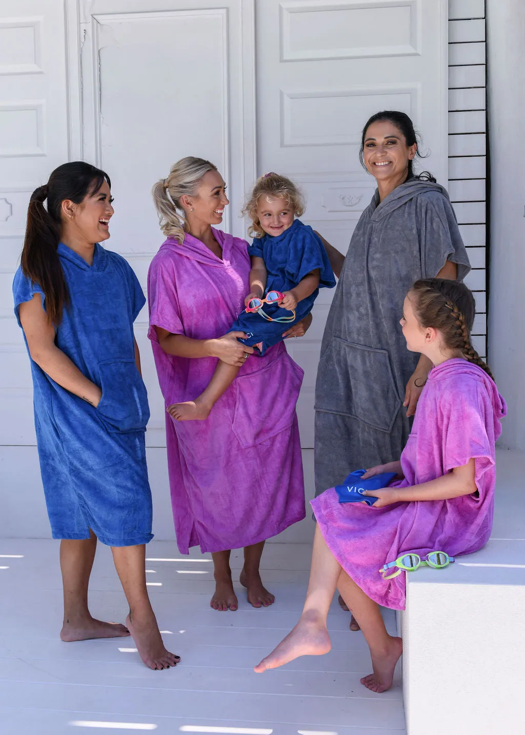 Multipurpose Poncho Towel - Vallarta Blue