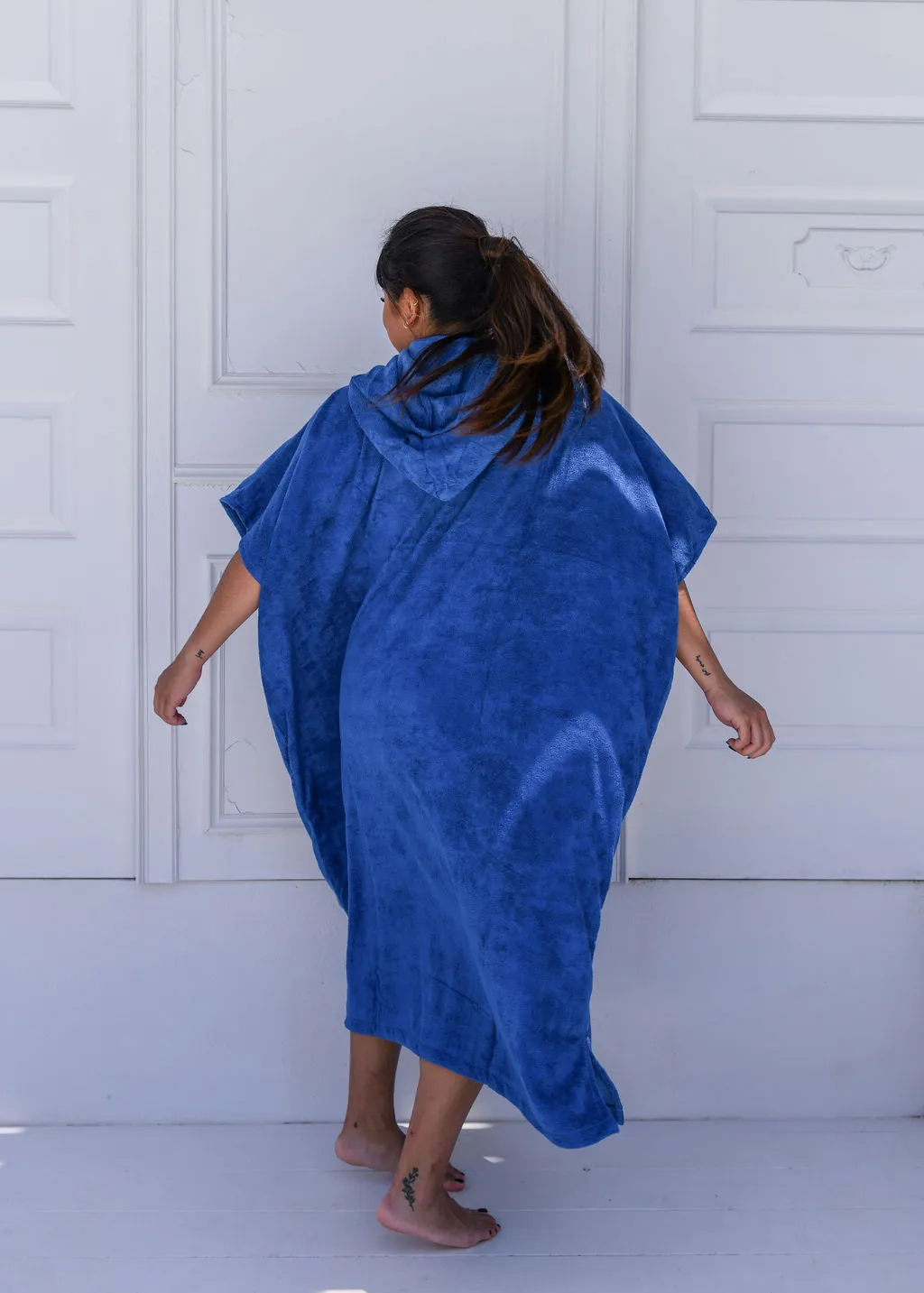 Multipurpose Poncho Towel - Vallarta Blue