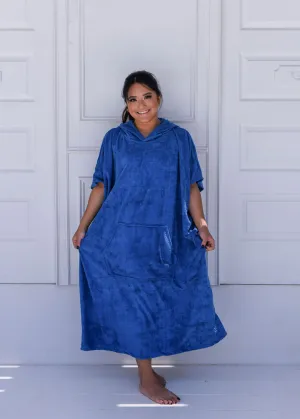 Multipurpose Poncho Towel - Vallarta Blue