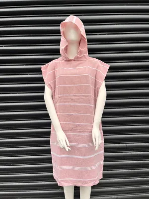 Noxen Turkish Towel Poncho  Adult Dusty Pink  65*100