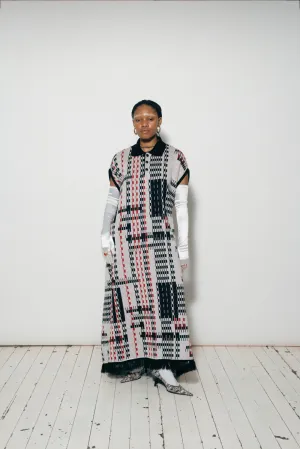Poncho Dress | White