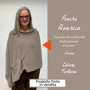 Poncho Quercia Tortora