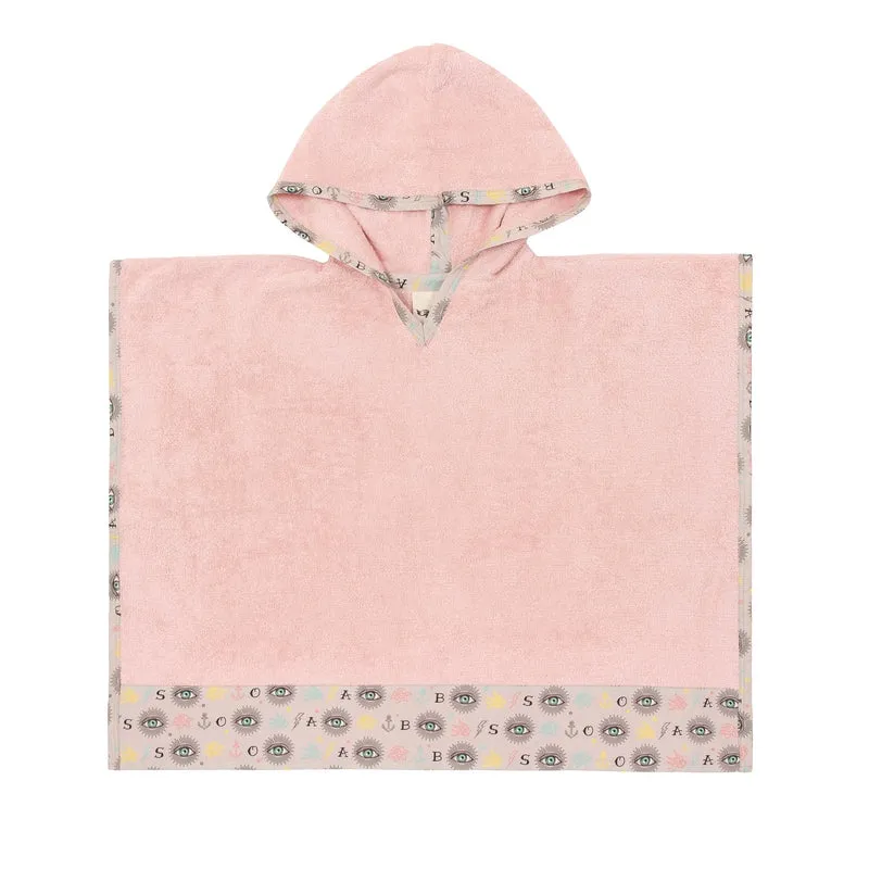 Poncho Third Eye pink