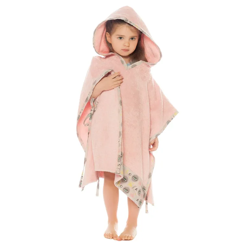 Poncho Third Eye pink