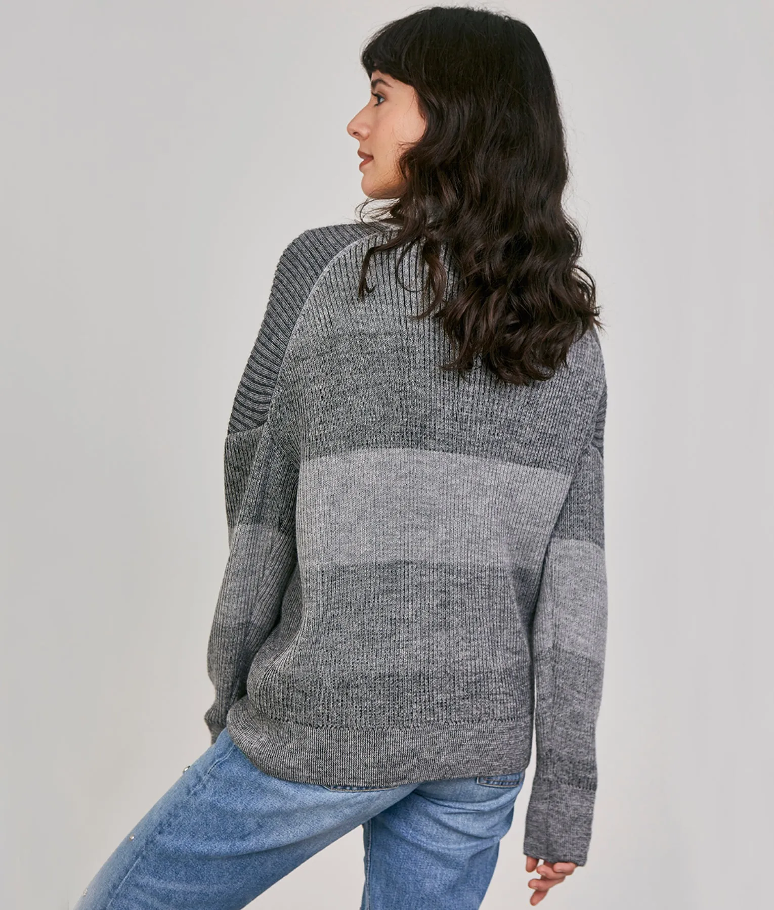 Pullover V Neck Diagonales Vinucuna