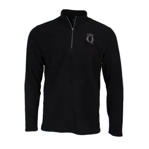 QFC-303 | Men's Freeport Microfleece pullover- Black/Grey