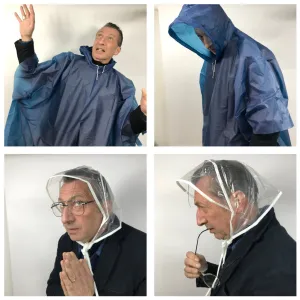 Rain bonnets and ponchos