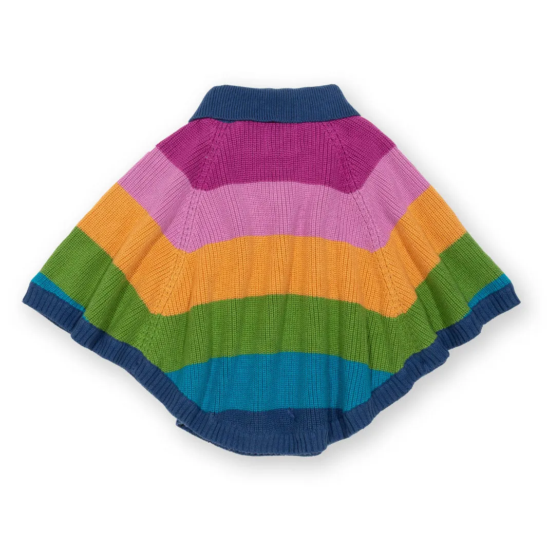 Rainbow poncho