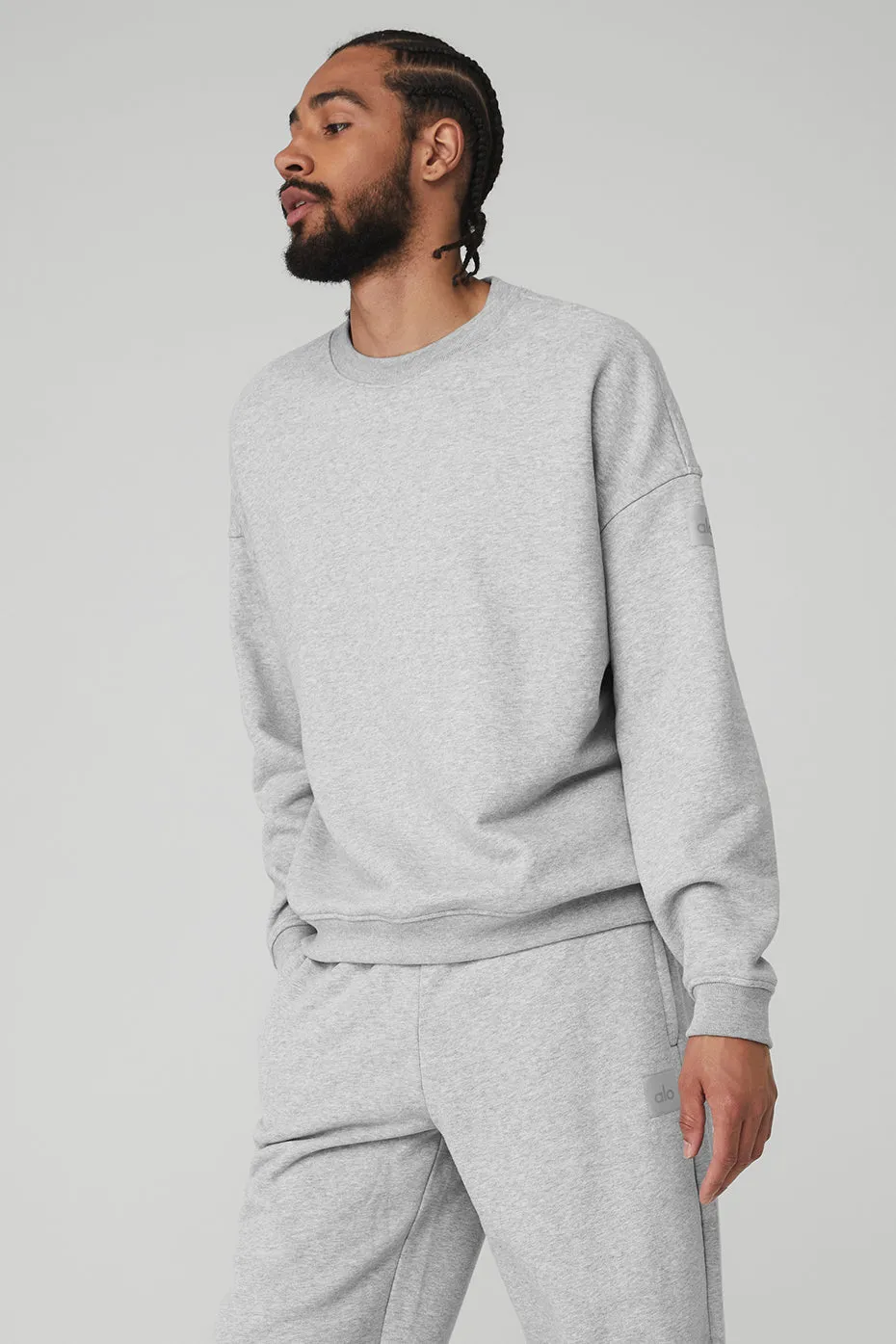 Renown Heavy Weight Crew Neck Pullover - Athletic Heather Grey
