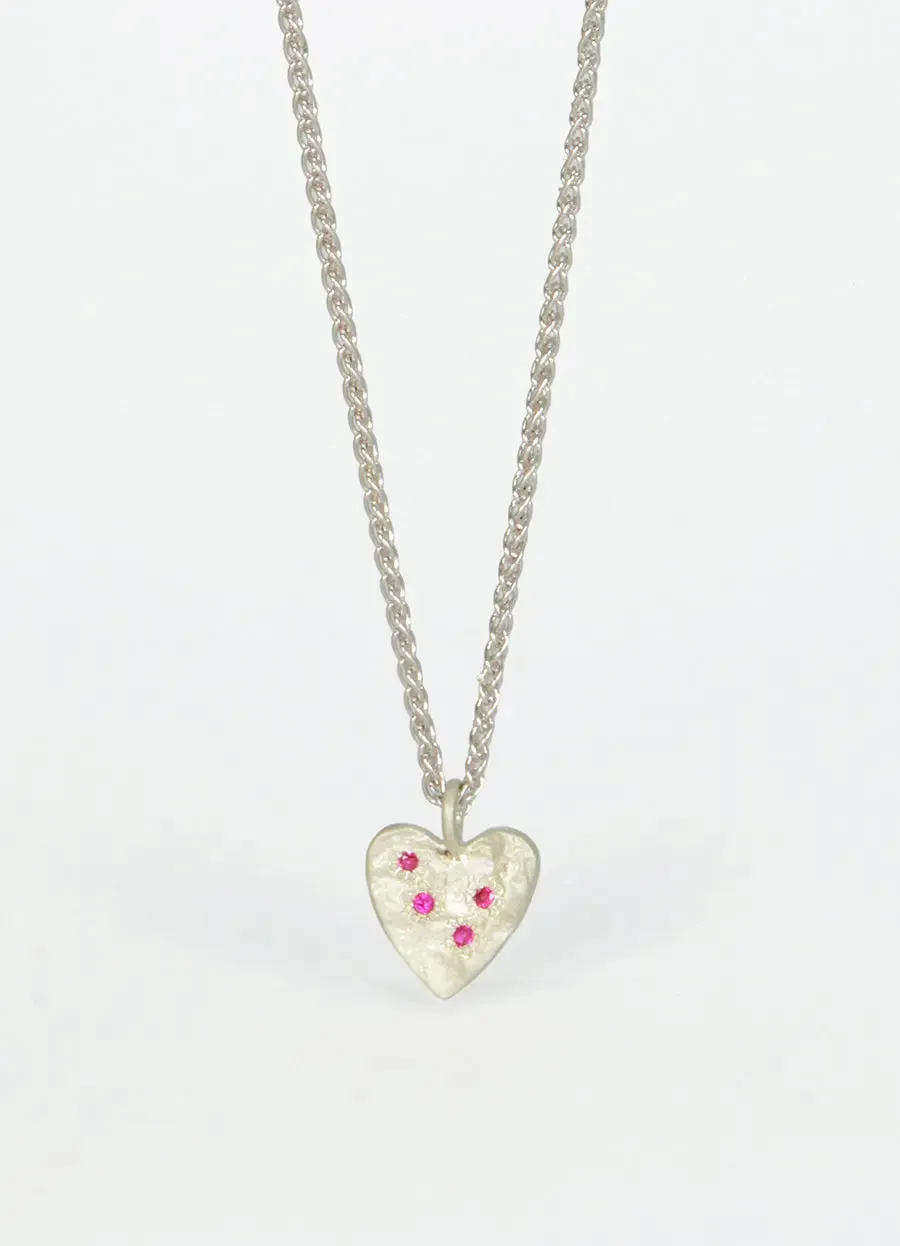 Ruby Heart Flux Pendant