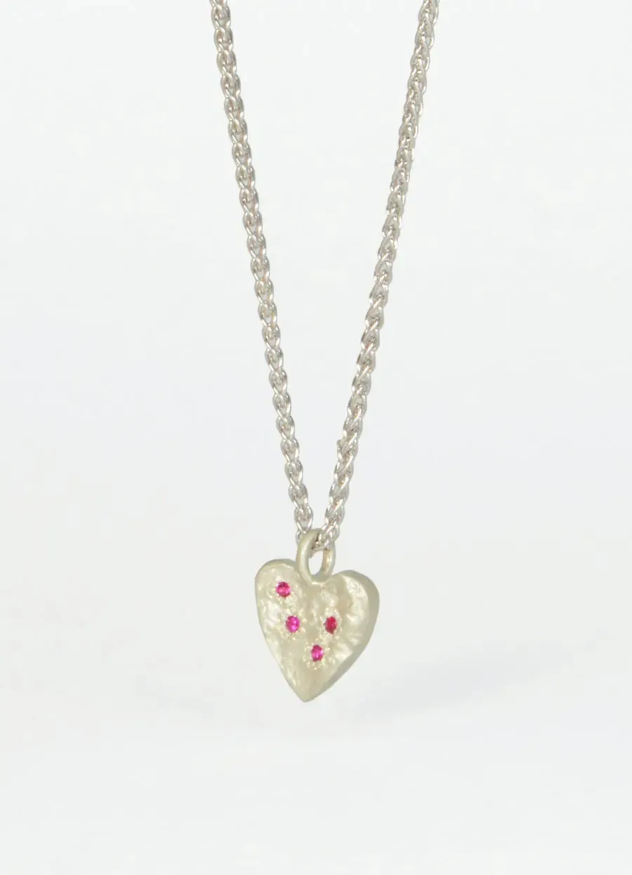 Ruby Heart Flux Pendant
