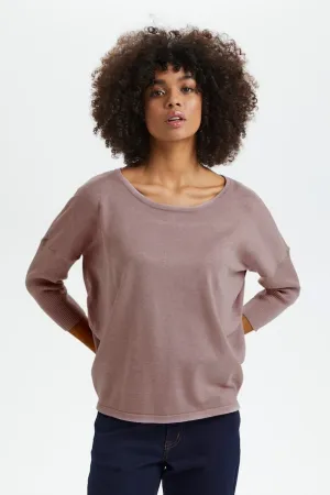 Saint Tropez Mila Roundneck Pullover in Antlet Melange
