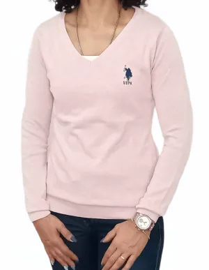 [slim-fit] Women USPA Pullover - Pink