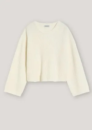 SOSUE Rip Round Neck Pullover