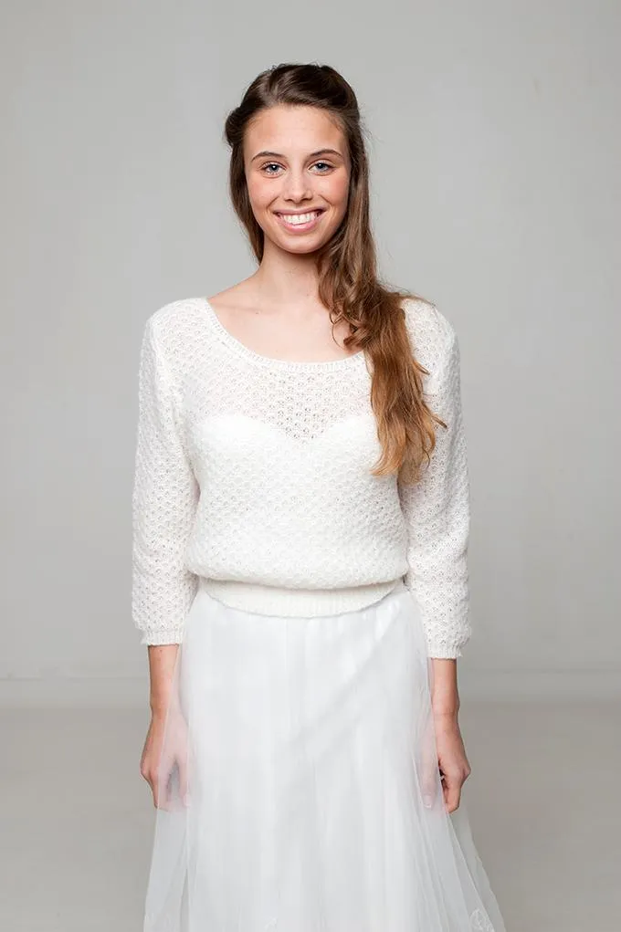 Strickanleitung Lace Pullover ELLY nicht nur für Bräute