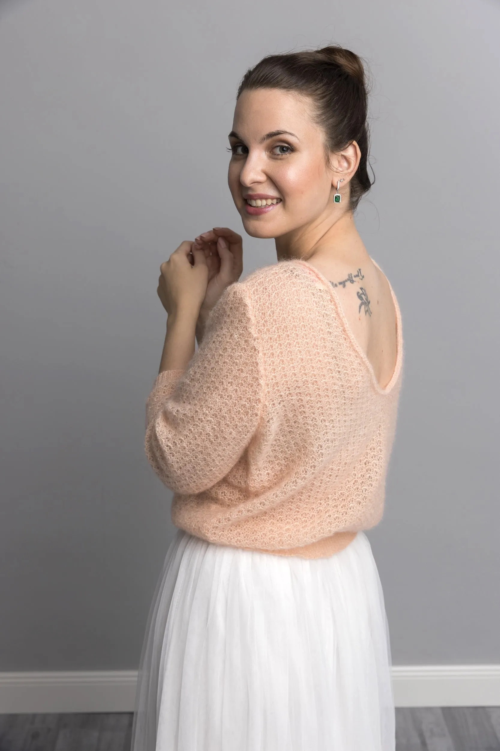 Strickanleitung Lace Pullover ELLY nicht nur für Bräute