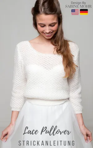 Strickanleitung Lace Pullover ELLY nicht nur für Bräute
