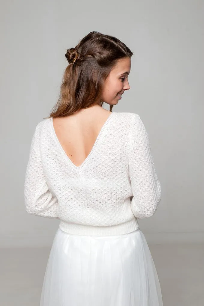 Strickanleitung Lace Pullover ELLY nicht nur für Bräute