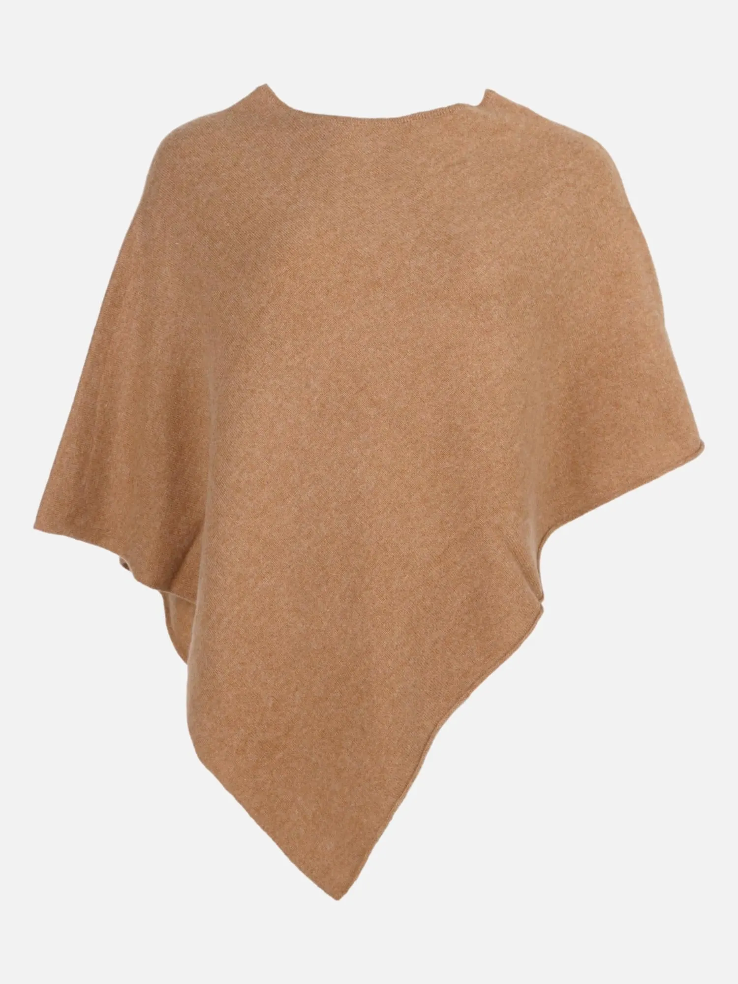 SY-24001 Poncho - 100% Cashmere - Accesories - Cashew