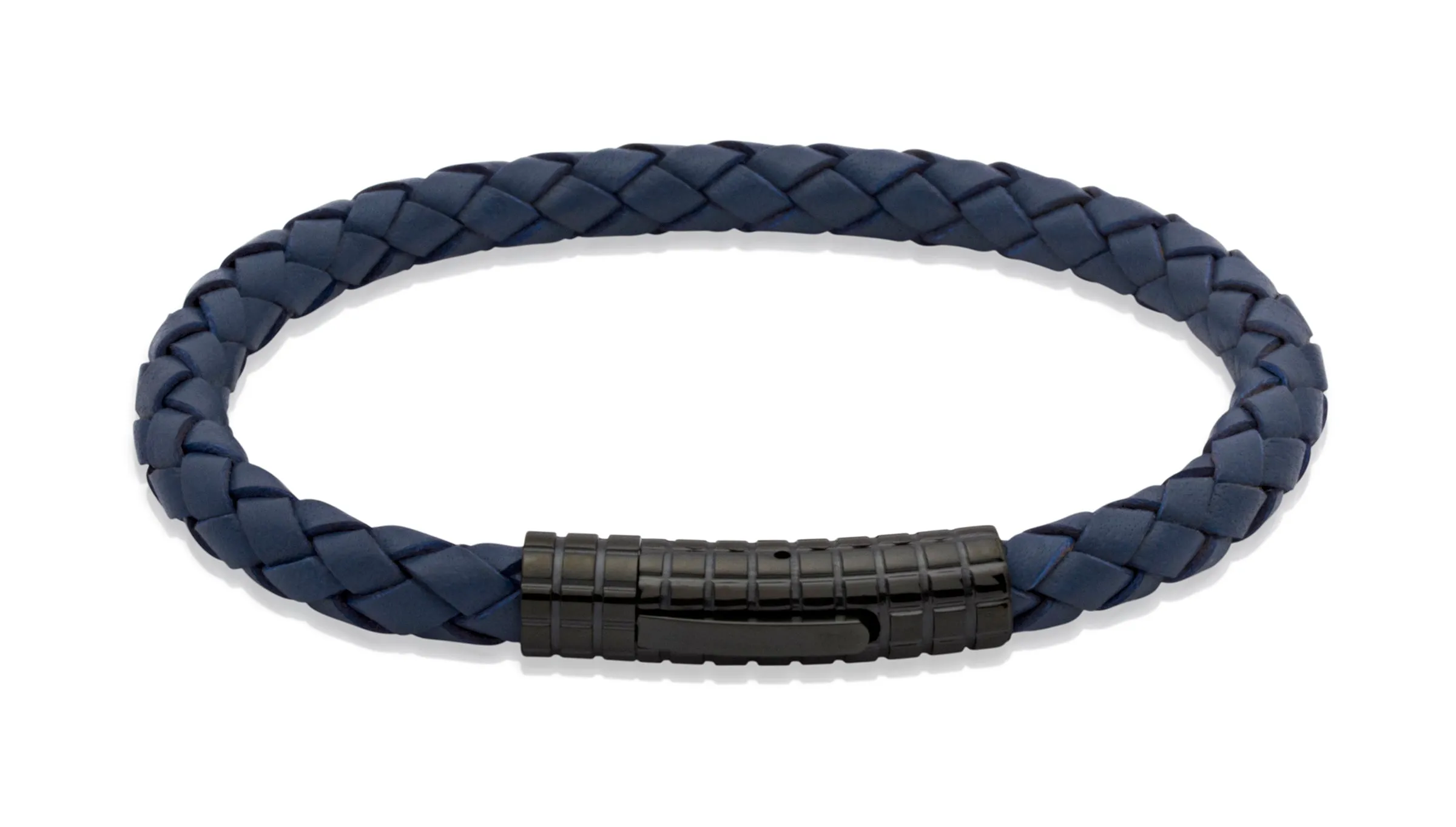 Unique & Co Blue Leather Bracelet B71BLUE