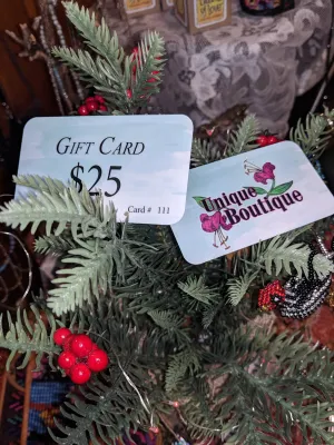 UNIQUE BOUTIQUE GIFT CARD $25
