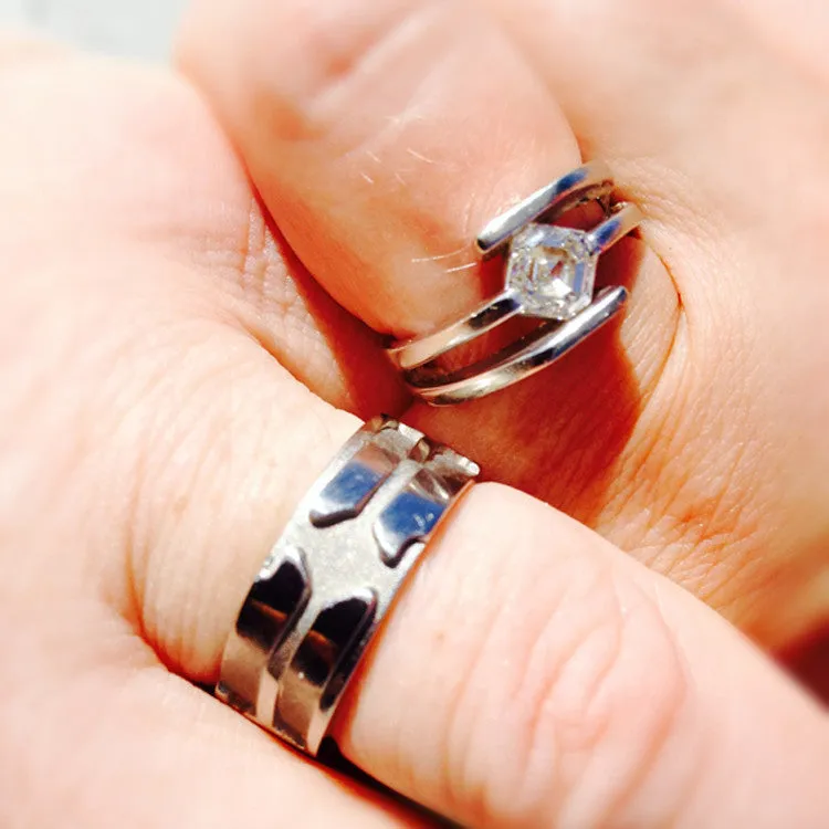 Unique Custom Men's Wedding Ring