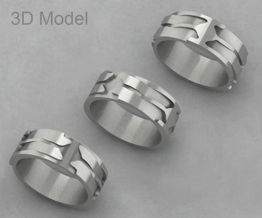 Unique Custom Men's Wedding Ring