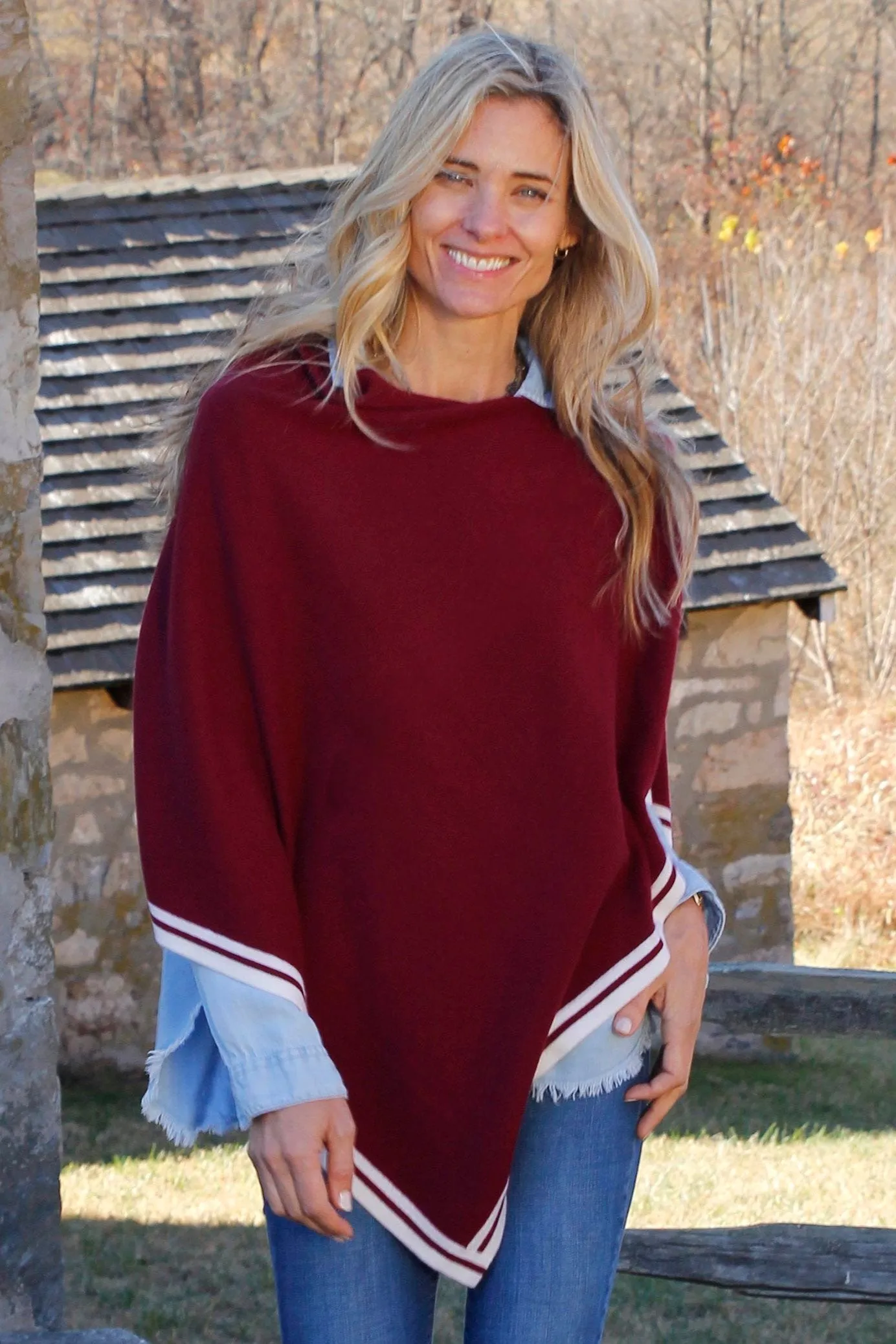 Villa Cashmere Poncho