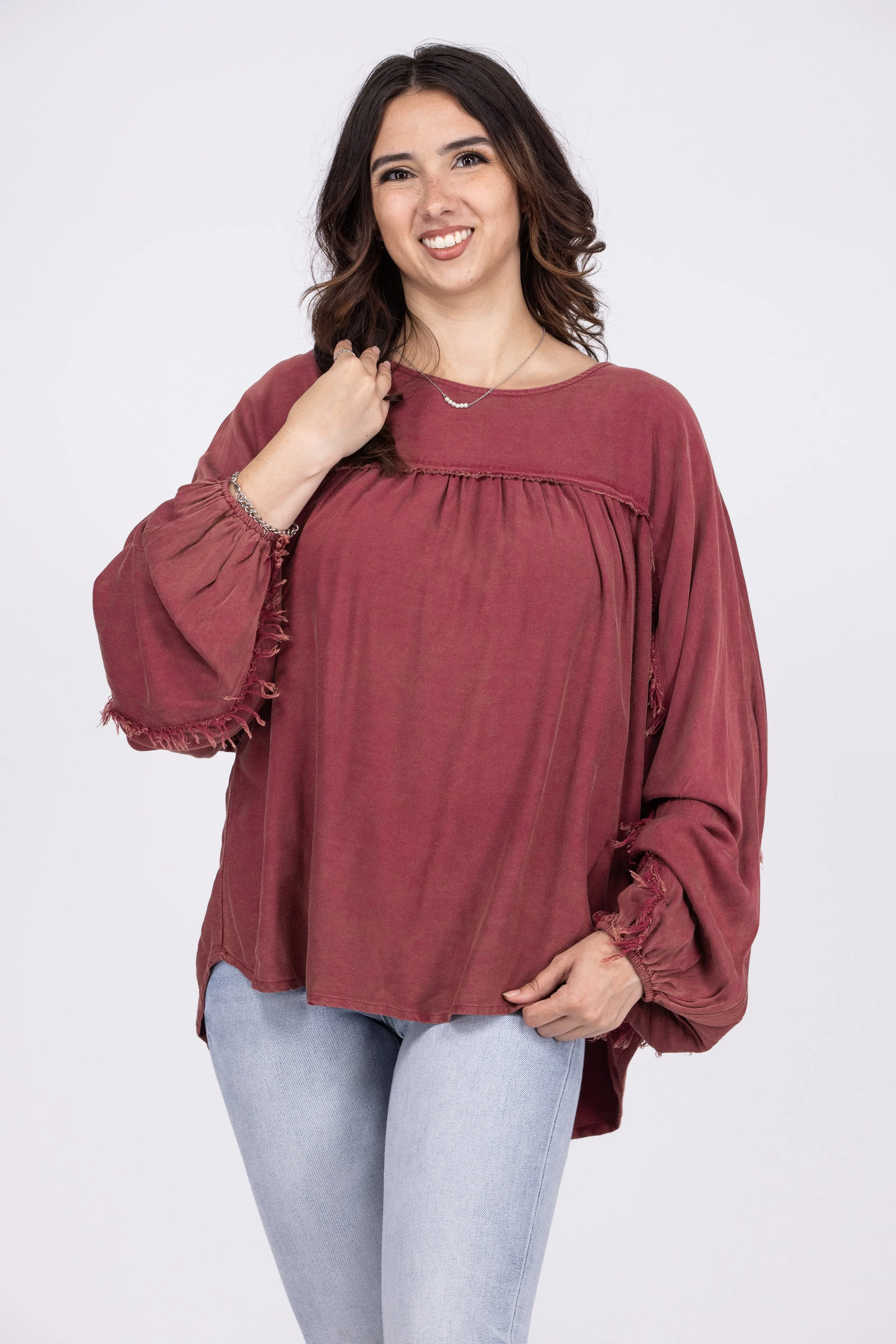 Whiskey or Wine Long Sleeve Top * Final Sale*