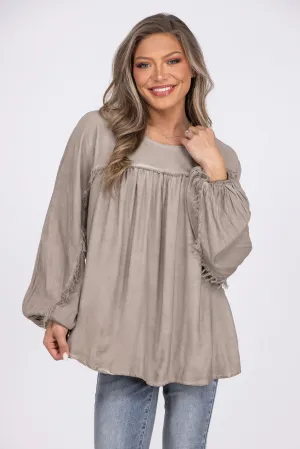 Whiskey or Wine Long Sleeve Top * Final Sale*