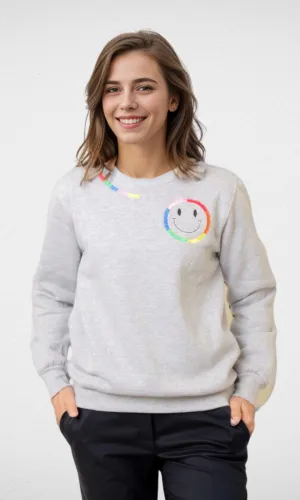 Women Sweatshirt  - Grey