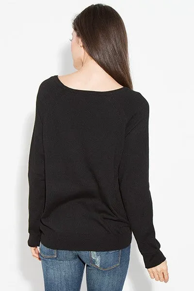 Women's Dressy Black Pullover